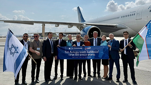 Air Samarkand launches direct flights to Tel Aviv